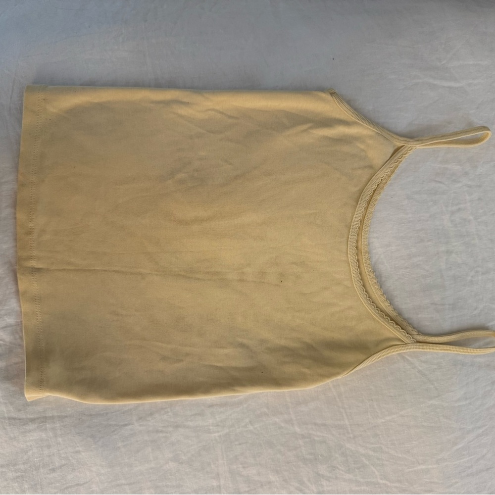 Brandy Melville Yellow Tank Top